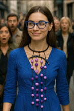 Carica l&#39;immagine nel visualizzatore di Gallery, Collana Balance lilla e viola