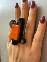 Carica l'immagine nel visualizzatore di Gallery, Anello Persian nero e arancio