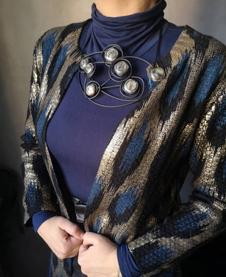 Collana constellation grigio