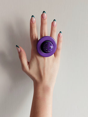 Anello brilliants viola