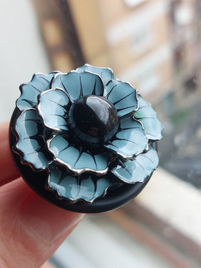 Anello rosa color salvia