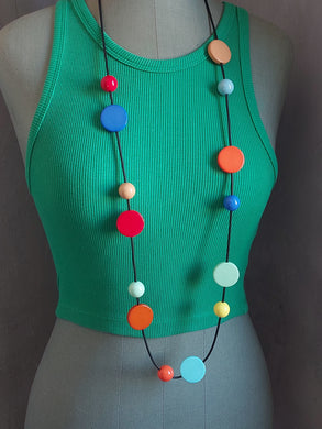 Collana Punto e virgola multicolor