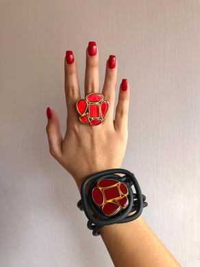 Parure track bottoni vintage